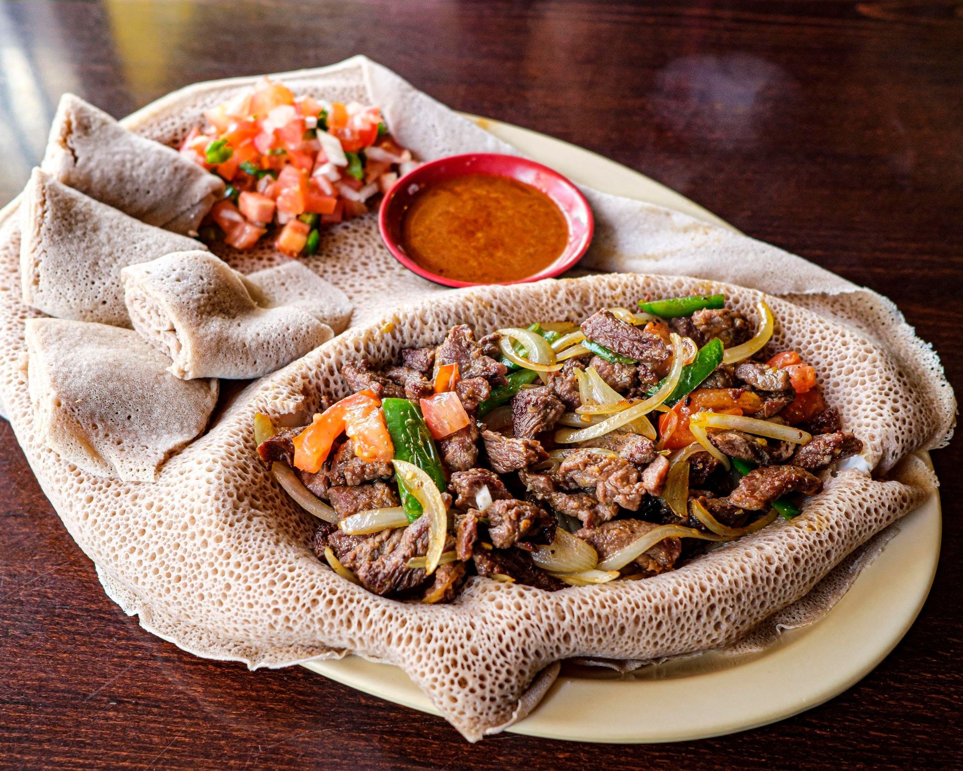 ነጭ ጥብስ/Beef tibs